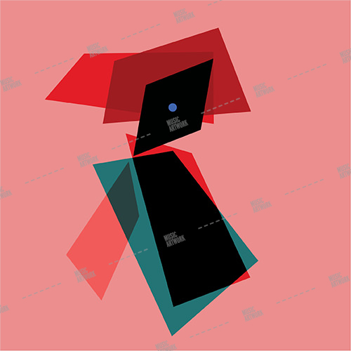 Album cover showing square shapes on pink background.