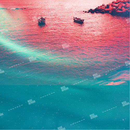 album artwork with sea and boats