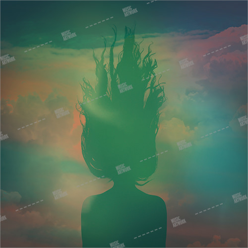 Music album cover showing the shadow of a girl.