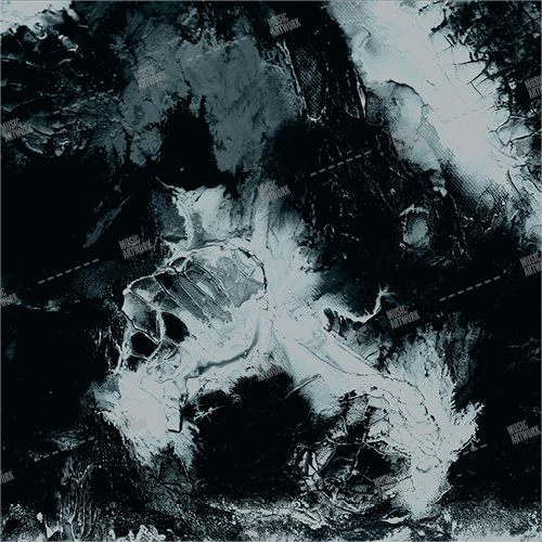 Album cover showing abstract black, grey colours