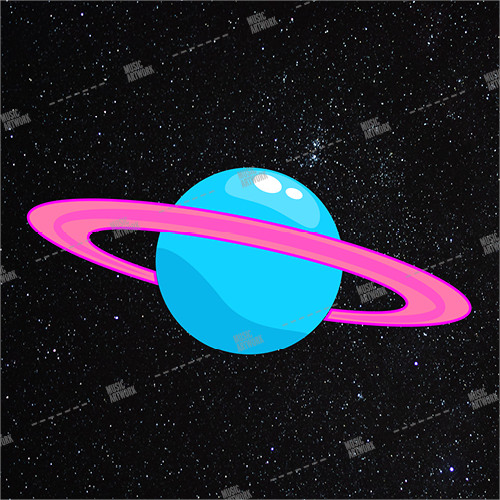 Album cover showing a planet