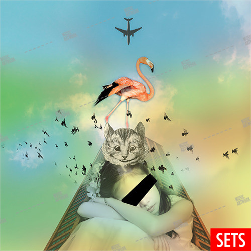 Album cover showing a fantasy image with a girl and a cat