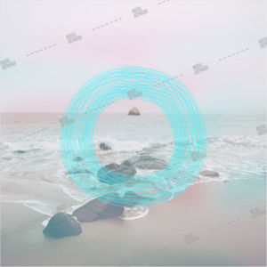 album artwork with beach