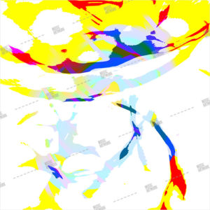 abstract album art on white background