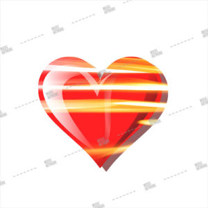Album art with red heart