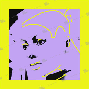 Album art with a girl