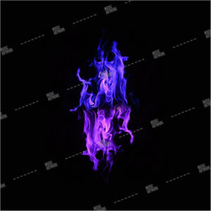 Album artwork with fire