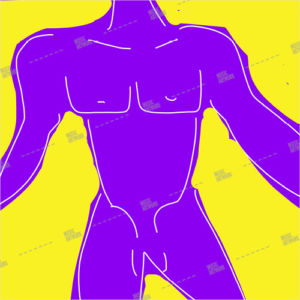 album art with male body