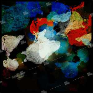 album artwork with painted colors