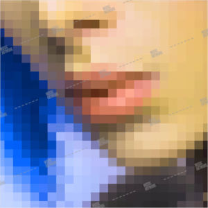 pixel lips artwork