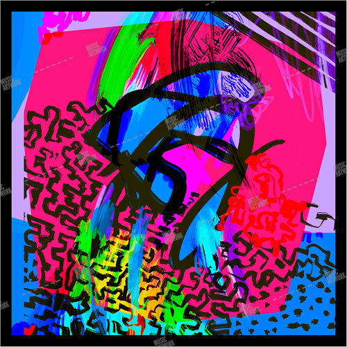 abstract album art