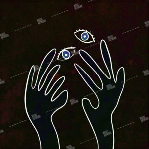 album art with hands and eyes
