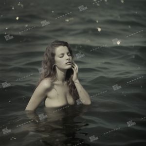girl in sea