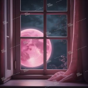 moon and window