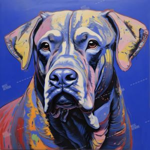 dog painting
