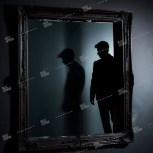 man and mirror