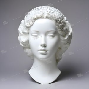 marble head of a woman