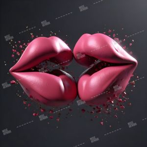 lips kissing
