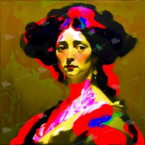 woman portrait goya style