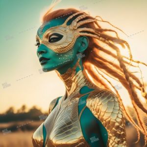 alien girl