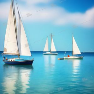 boats sailing