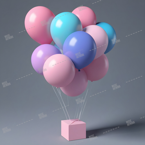 pastel baloons