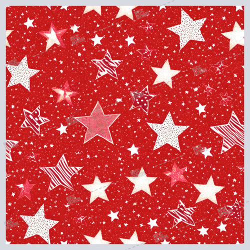 stars on red background
